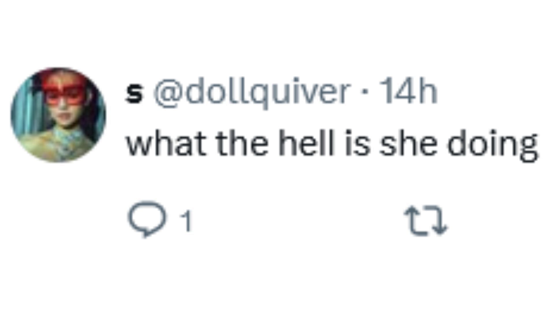Netizens react as Addison's dancing video at the Boiler Room went viral (Image via X / @dollquiver)